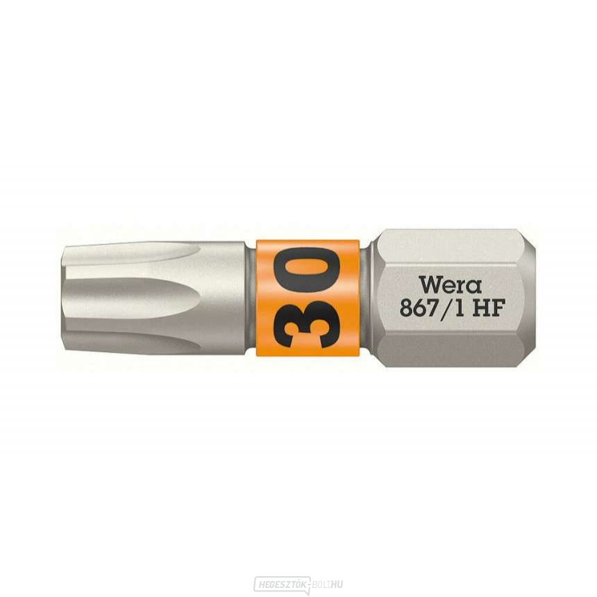 Wera 066144 Csavarhúzóhegy 1/4" TX 30 867/1 Torx® HF 1/4" TX 30 867/1 Torx® HF tartási funkcióval