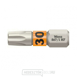 Wera 066144 Csavarhúzóhegy 1/4" TX 30 867/1 Torx® HF 1/4" TX 30 867/1 Torx® HF tartási funkcióval gallery main image