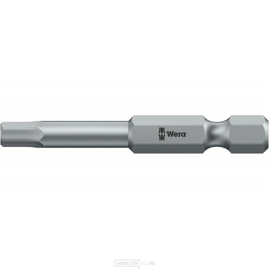 Wera 059605 Inbus bit 3,0 mm - 840/4 Z Hex-Plus. Csavarhúzó bit 1/4" Hex, 50 mm, hatlapfejű csavarokhoz.