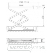 Padlós ollós emelő 3200 kg Padlós ollós emelő 3200 kg náhled
