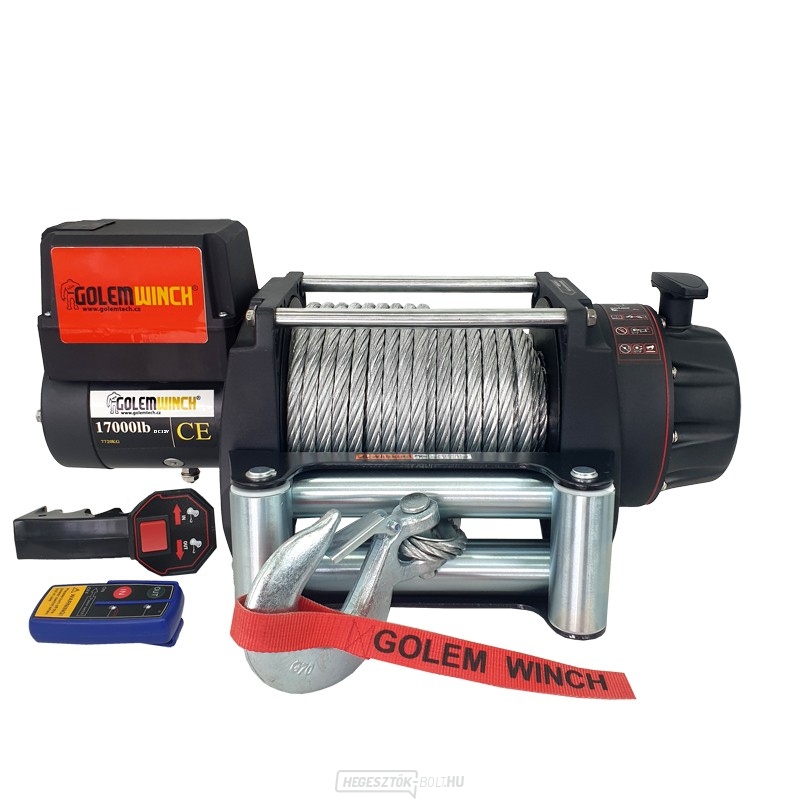 Elektromos csörlő Golemwinch 7,7 tonna 12V