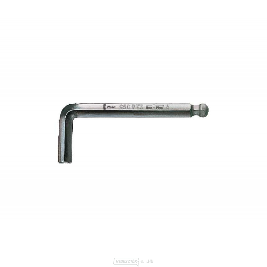 Wera 133152 2,5 mm-es, 950 PKS típusú, krómozott, rövid, hatlapos dugókulcskulcs Wera 133152