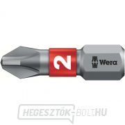 Wera 056422 Csavarhúzóhegy 1/4" Hex PH 2, 851/1 BTZ PH típus Phillips fejű csavarokhoz gallery main image