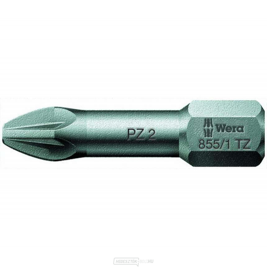 Wera 056815 Csavarhúzóhegy 1/4" Hex PZ 2 x 25 mm, 855/1 TZ típus Pozidriv Phillips csavarokhoz