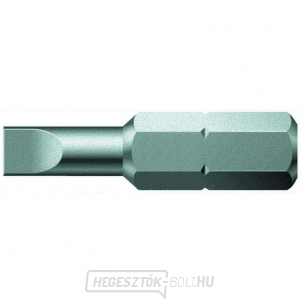 Wera 072050 Bit 0,5 x 4,0 - 800/1 Z. Csavarhúzó bit 1/4 Hex, 25 mm, egyenes hornyos csavarokhoz Wera 072050 Bit 0,5 x 4,0 - 800/1 Z. Csavarhúzó bit 1/4 Hex, 25 mm, egyenes hornyos csavarokhoz gallery main image