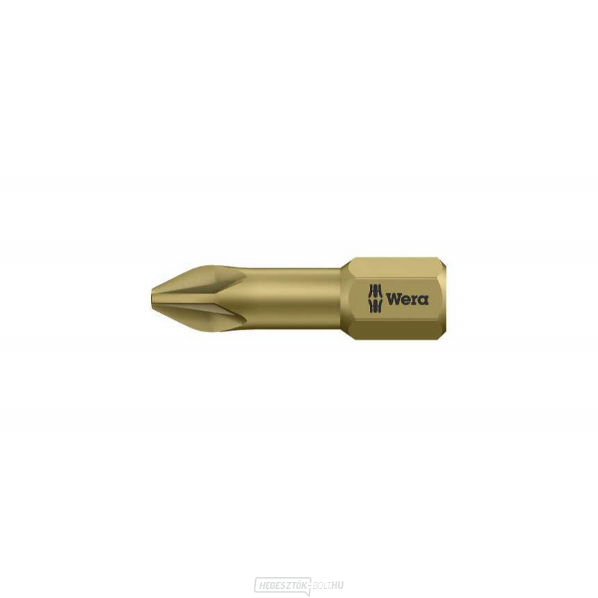 Wera 056915 Bit PZ 2 - 855/1 TH. Csavarhúzó bit 1/4 Hex, 25 mm Pozidriv Phillips csavarokhoz