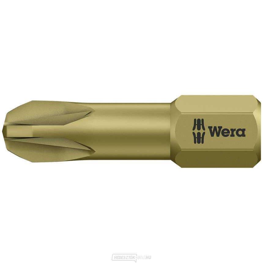 Wera 056925 Bit PZ 3 - 855/1 TH. Csavarhúzó bit 1/4 Hex, 25 mm Pozidriv Phillips csavarokhoz