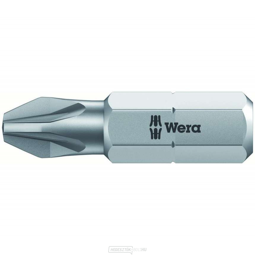 Wera 072082 Csavarhúzóhegy 1/4" Hex PZ 2 x 25 mm, 855/1 Z típus Pozidriv Phillips csavarokhoz