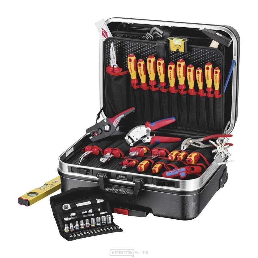 "BIG Basic Move" szerszámtáska villanyszerelőknek Knipex 00 21 06 (68 darabos készlet)