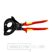 VDE kábelfogó KNIPEX 95 36 315 A, 315 mm - fekete, szigetelt többkomponensű hüvelyekkel Előnézet 