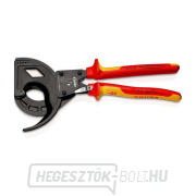 Kábelolló 320 mm Knipex 95 36 320 - racsni szarvval. VDE Kábelolló 320 mm Knipex 95 36 320 - racsni szarvval. VDE gallery main image