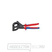 KNIPEX 95 32 32 315 A kábelvágó, 315 mm - fekete, többkomponensű hüvelyek Előnézet 