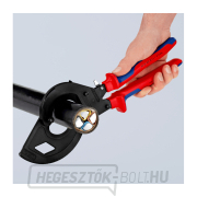 Knipex 95 32 320 mm-es kábelolló - racsnis szarvval náhled