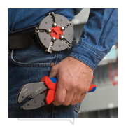 Knipex 97 33 01 MultiCrimp® krimpelő fogó cserélhető tálcával náhled