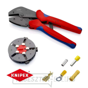 Knipex 97 33 01 MultiCrimp® krimpelő fogó cserélhető tálcával Knipex 97 33 01 MultiCrimp® krimpelő fogó cserélhető tálcával gallery main image