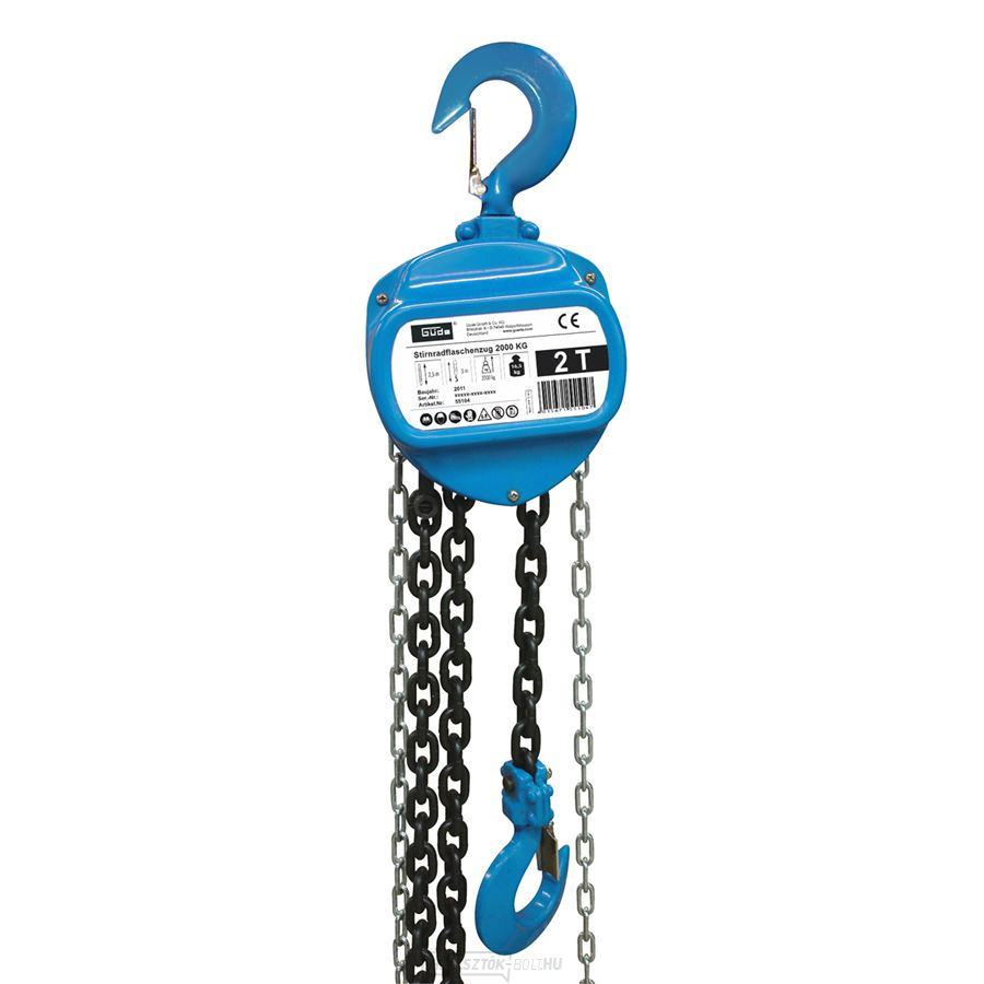 Láncos emelő 2000kg Láncos emelő 2000kg gallery main image
