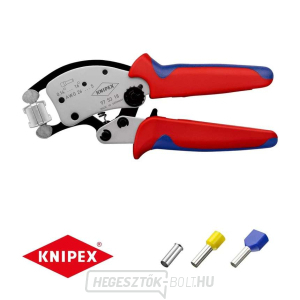 Knipex Twistor16 önbeálló fogó kábelsaruk krimpeléséhez gallery main image