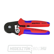 Önbeálló fogó 180 mm KNIPEX 97 53 14 - kábelsarkok krimpeléséhez. Krómozott, műanyag hüvelyek Előnézet 