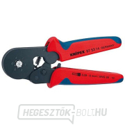 Önbeálló fogó 180 mm KNIPEX 97 53 14 - kábelsarkok krimpeléséhez. Krómozott, műanyag hüvelyek Előnézet 