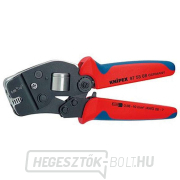 Önbeálló fogó 190 mm KNIPEX 97 53 08 - kábelsaruk krimpeléséhez Előnézet 