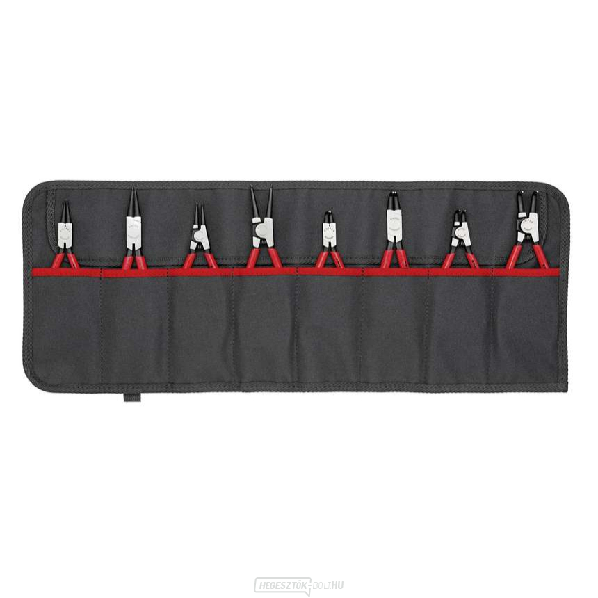 Körkörös fogó (külső és belső) Knipex 00 19 58 V01. 8 darabos készlet táskában Körkörös fogó (külső és belső) Knipex 00 19 58 V01. 8 darabos készlet táskában gallery main image