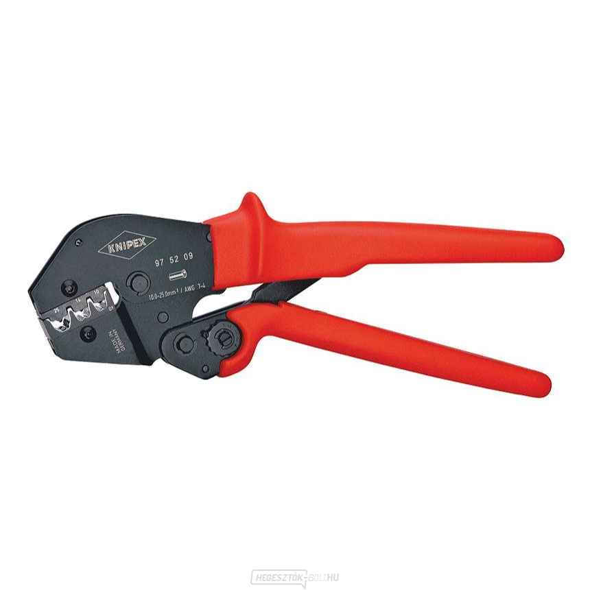 Karos fogó 250 mm KNIPEX 97 52 09. Polírozott, többkomponensű hüvelyek