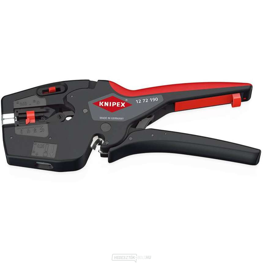 Multifunkciós krimpelő szerszám villanyszerelőknek Knipex 12 72 190 (190 mm)