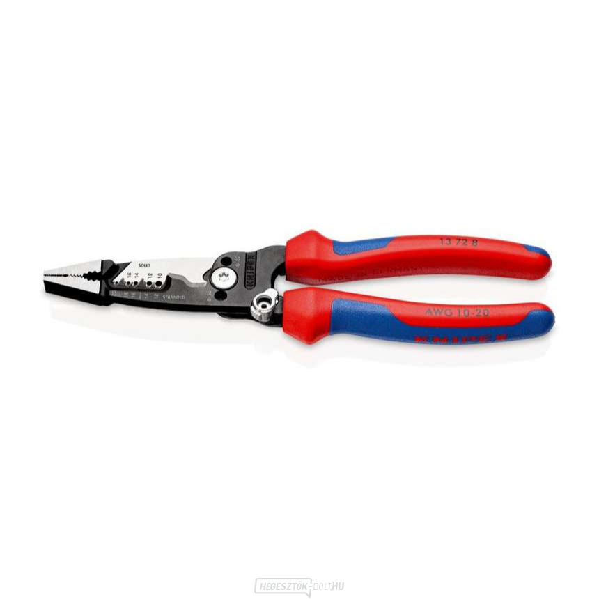 Knipex American-style WireStripper 13 72 8 többfunkciós villanyszerelő fogó Knipex American-style WireStripper 13 72 8 többfunkciós villanyszerelő fogó gallery main image