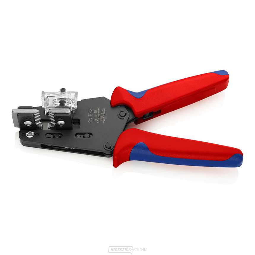 Húzófogó 195 mm, univerzális. KNIPEX 12 12 10 - csiszolt fej, többkomponensű hüvelyek