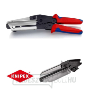 275 mm-es olló műanyag és lapos kábelekhez Knipex 95 02 21 gallery main image