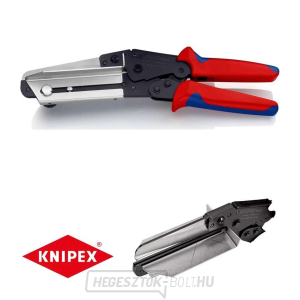 275 mm-es olló műanyag és lapos kábelekhez Knipex 95 02 21 gallery main image