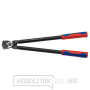 Kábelolló 500 mm. KNIPEX 95 12 500 - polírozott, többkomponensű hüvelyek Kábelolló 500 mm. KNIPEX 95 12 500 - polírozott, többkomponensű hüvelyek gallery main image