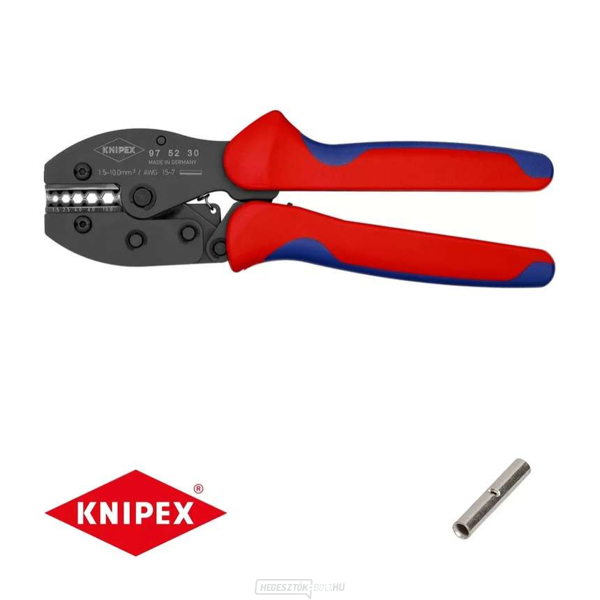PreciForce 220 mm-es krimpelő fogó KNIPEX 97 52 30