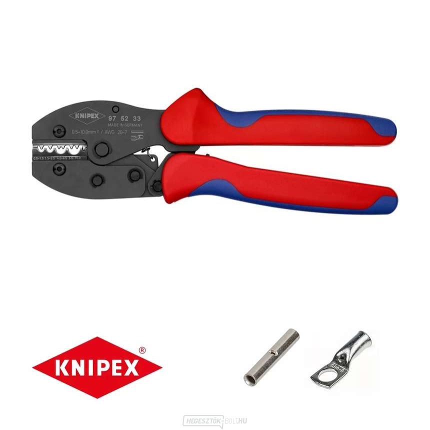 PreciForce 220 mm-es krimpelő fogó KNIPEX 97 52 33