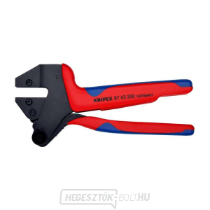 Többcélú krimpelő fogó 200 mm Knipex 97 43 200 A, cserélhető krimpelő profilokhoz Többcélú krimpelő fogó 200 mm Knipex 97 43 200 A, cserélhető krimpelő profilokhoz gallery main image