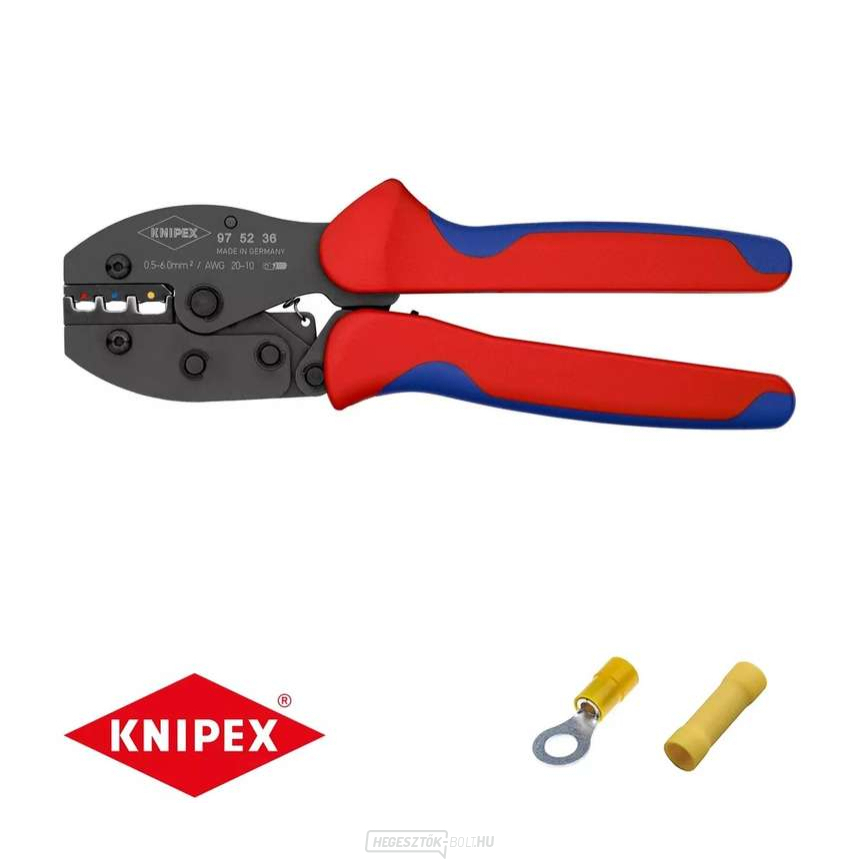 PreciForce 220 mm-es krimpelő fogó KNIPEX 97 52 36
