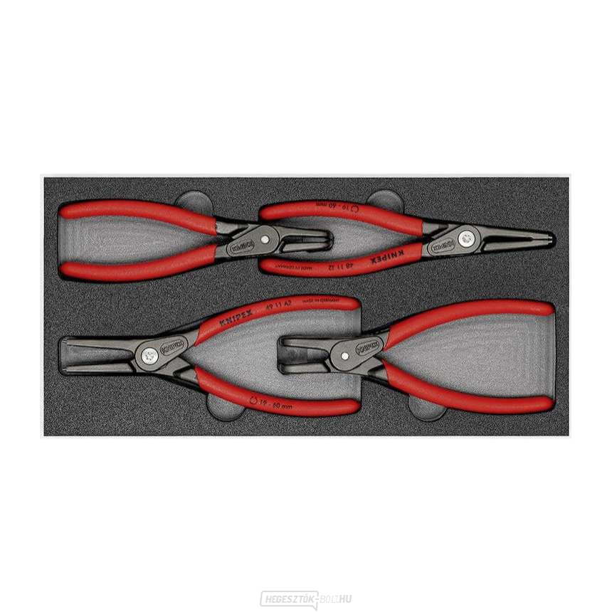 Knipex fogó 00 20 01 V09 - SRZ 3 csomag habbetétben (4 darabos készlet)