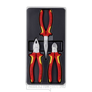 KNIPEX 00 20 12 VDE szerelőfogó csomag - 3 részes készlet KNIPEX 00 20 12 VDE szerelőfogó csomag - 3 részes készlet gallery main image