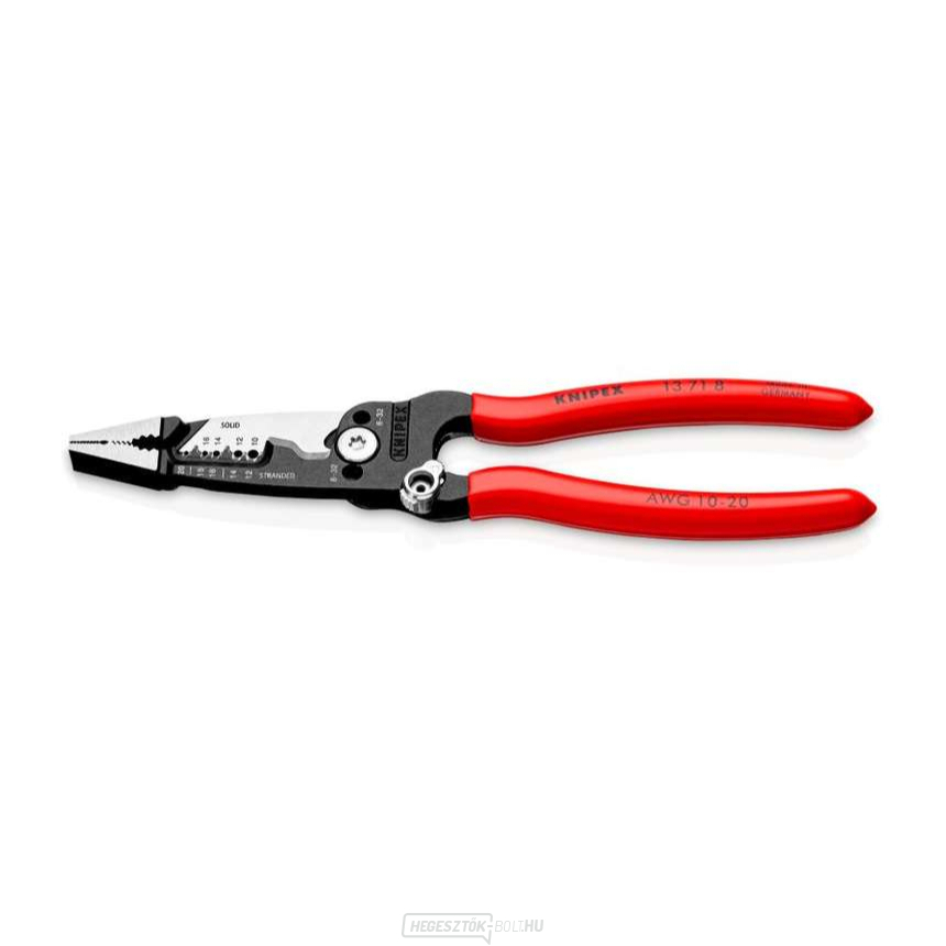 Többfunkciós villanyszerelő fogó 200 mm Knipex 13 71 8 - amerikai modell