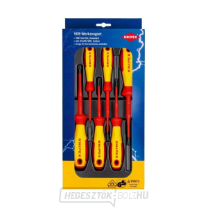 Villanyszerelő csavarhúzó PH/S-PZ/S-SL VDE Knipex 00 20 12 V05 (6 darabos készlet) Villanyszerelő csavarhúzó PH/S-PZ/S-SL VDE Knipex 00 20 12 V05 (6 darabos készlet) gallery main image
