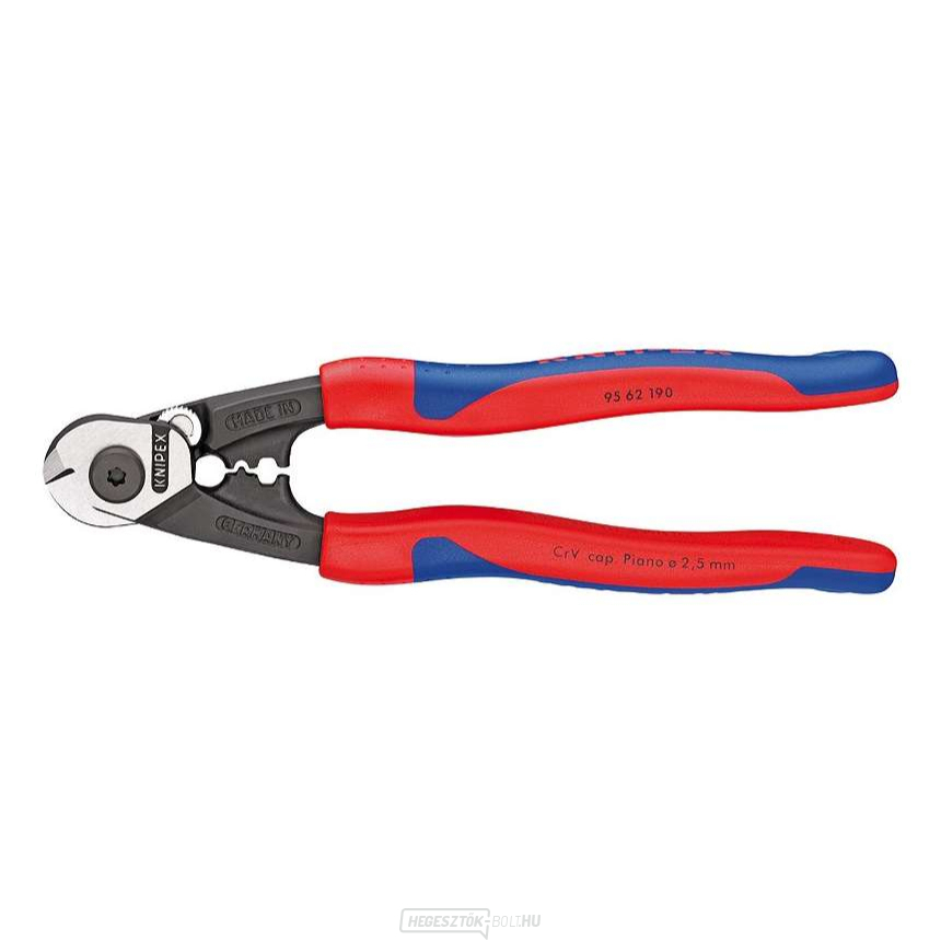 Knipex drótkötélolló 95 62 190 (5 mm-ig)