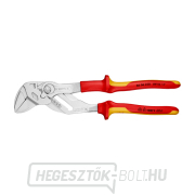 Fogókulcs 250 mm, Knipex 86 06 250 - krómozott, VDE többkomponensű hüvelyekkel Előnézet 