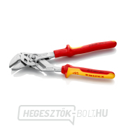 Fogókulcs 250 mm, Knipex 86 06 250 - krómozott, VDE többkomponensű hüvelyekkel Előnézet 
