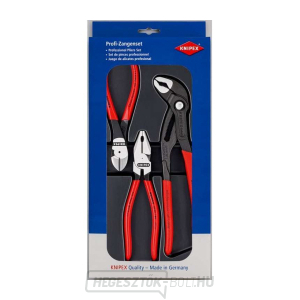 KNIPEX 00 20 10 elektromos fogó csomag - 3 részes készlet KNIPEX 00 20 10 elektromos fogó csomag - 3 részes készlet gallery main image
