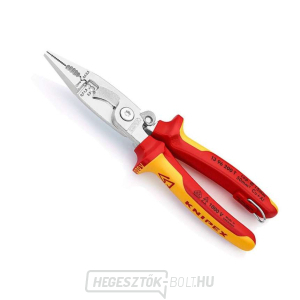 Knipex 13 96 200 T (200 mm) vezetékfogó rögzítőszemmel Knipex 13 96 200 T (200 mm) vezetékfogó rögzítőszemmel gallery main image