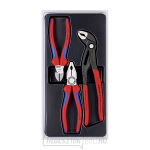Knipex fogókészlet 00 20 09 V01 - Bestseller csomag (03 02 180+70 02 160+87 01 250) Knipex fogókészlet 00 20 09 V01 - Bestseller csomag (03 02 180+70 02 160+87 01 250) gallery main image