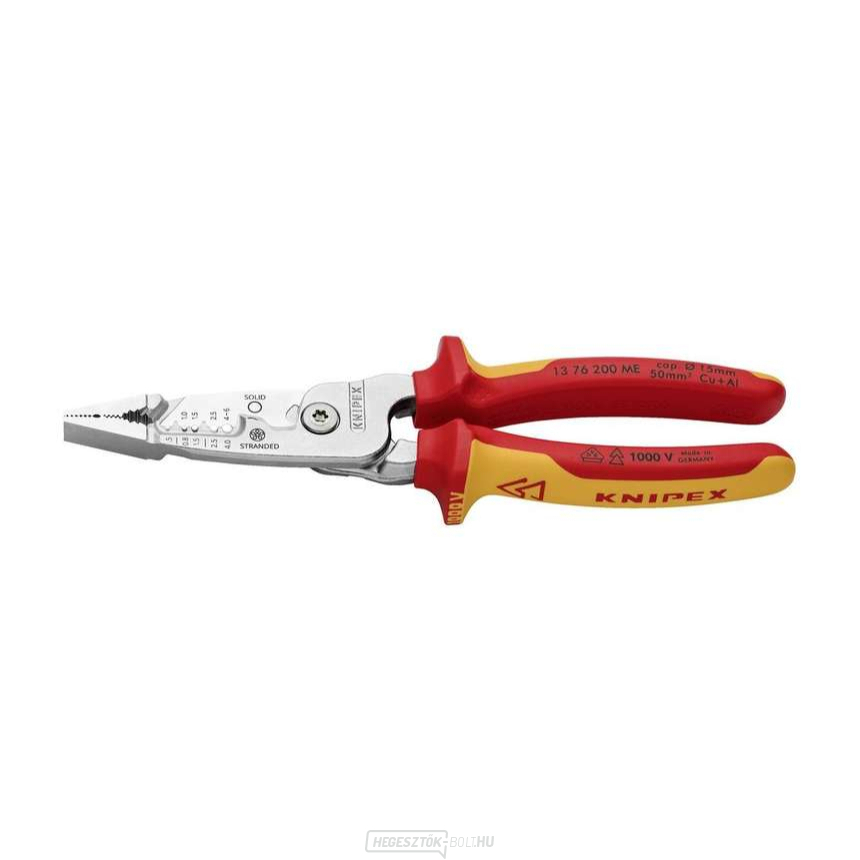 Huzalhúzogató 200 mm Knipex 13 76 200 ME VDE