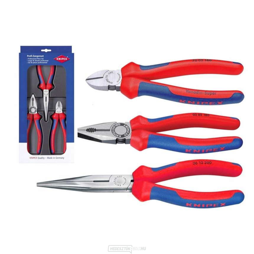 KNIPEX szerelőfogó csomag 00 20 11 - 3 részes készlet KNIPEX szerelőfogó csomag 00 20 11 - 3 részes készlet gallery main image