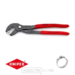 Tömlőfogó fogó KNIPEX 85 51 250 C, 250 mm - csúszásmentes fogantyú, tinta szürke foszfátozott Tömlőfogó fogó KNIPEX 85 51 250 C, 250 mm - csúszásmentes fogantyú, tinta szürke foszfátozott gallery main image