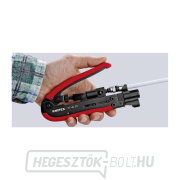 Knipex 97 40 20 SB tömörítő szerszám koaxiális csatlakozókhoz Előnézet 